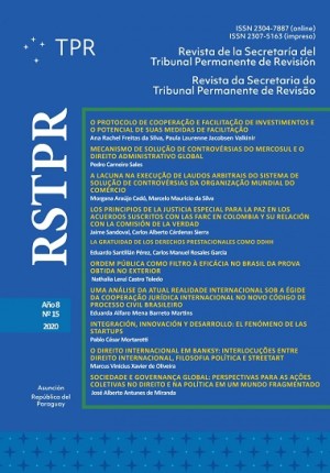 A lacuna na execu&ccedil;&atilde;o de laudos arbitrais do sistema de solu&ccedil;&atilde;o de controv&eacute;rsias da Organiza&ccedil;&atilde;o Mundial do Com&eacute;rcio